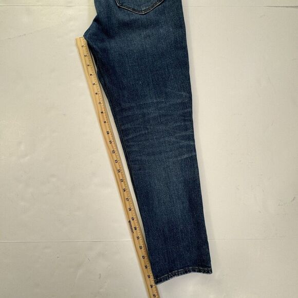 Madewell The High Rise Slim Crop Boyjean Denim Jeans in Medium Wash Womens 25 - Picture 12 of 12